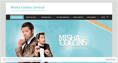 Desktop Screenshot of misha-collins.com